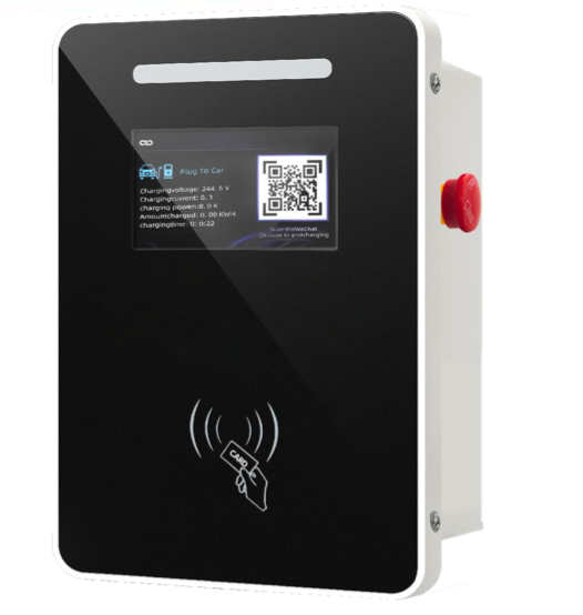 MRS-AJ EV AC Type 1 Sheet-metal Wall- or Pole-mounted Charging Station MRS-AJ-11048 alt=" {{ product.type }}: {{ product.title }} {{ product.selected_or_first_available_variant.title }}"