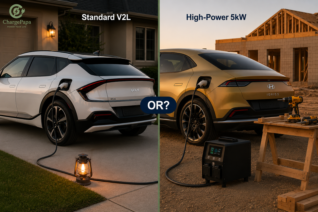 When Do You Need a High-Power EV Discharger Instead of a Standard V2L Adapter?