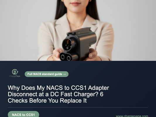 Why Does My NACS to CCS1 Adapter Disconnect at a DC Fast Charger? 6 Checks Before You Replace It