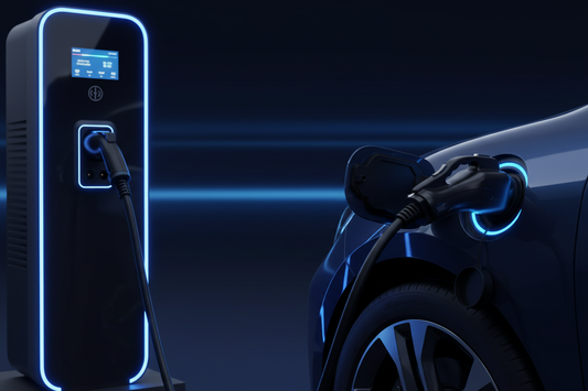Illustration of public DC charging; not a verified BYD or Smart-Link installation