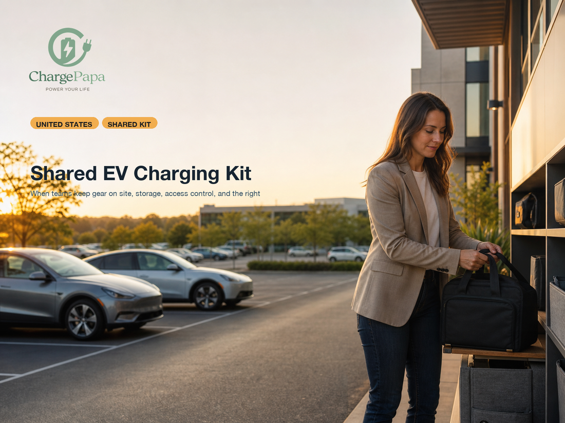 ChargePapa shared office EV charging kit cover