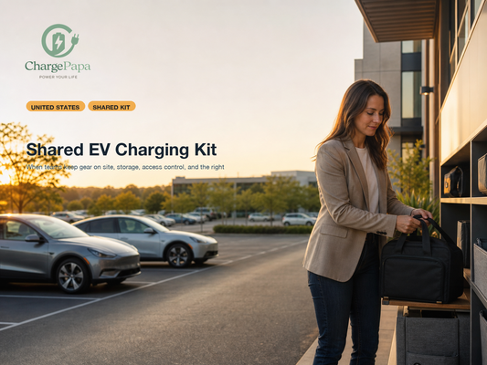 ChargePapa shared office EV charging kit cover