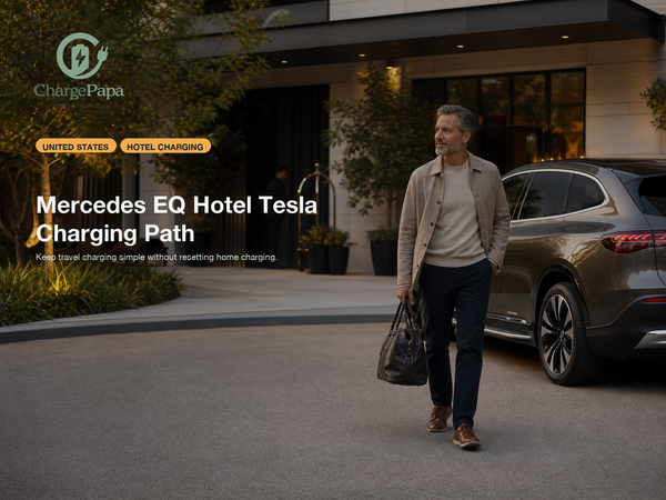Can a Mercedes EQE SUV or EQS SUV Use Hotel Tesla Destination Charging Without Complicating Everyday Home Charging?