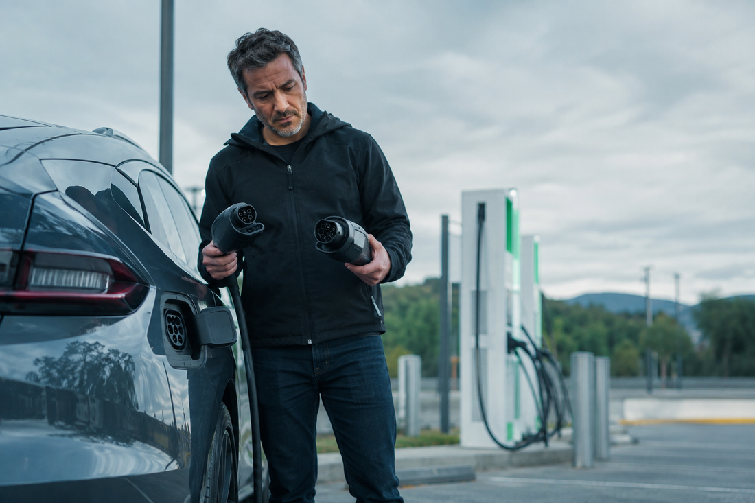 ChargePapa blog cover for Can a NACS-to-CHAdeMO Adapter Reopen DC Fast Charging for an Imported EV? (2026)