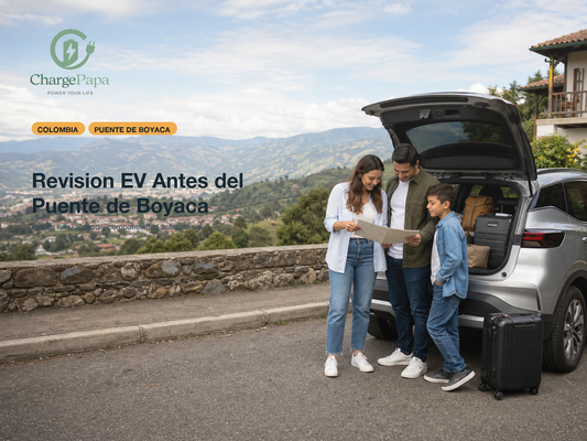 ChargePapa blog cover for Que conviene revisar antes del puente de Boyaca si tu ruta EV mezcla mas de un estandar de carga?