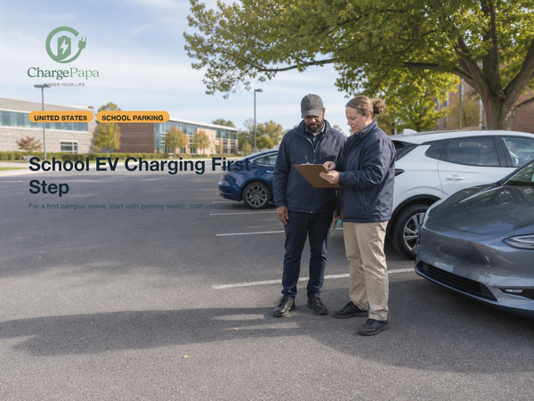 Should a School Add One EV Charging Bay First or Start with Portable Charging Support?