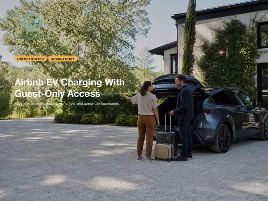 ChargePapa blog cover for What Is the Most Practical EV Charging Setup for an Airbnb That Needs Guest-Only Access?