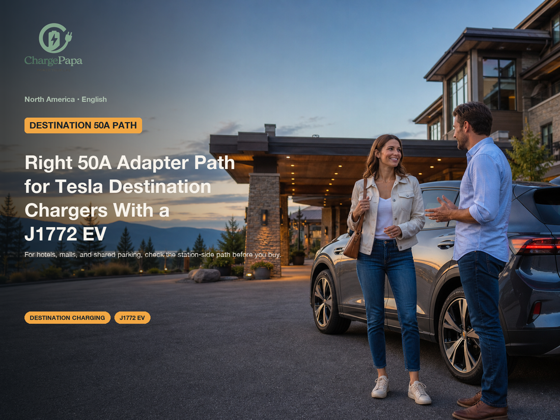 What Is the Right 50A Adapter Path for Using Tesla Destination Chargers With a J1772 EV?