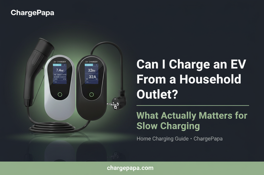 Can I Charge an EV From a Household Outlet? What Actually Matters for Slow Charging