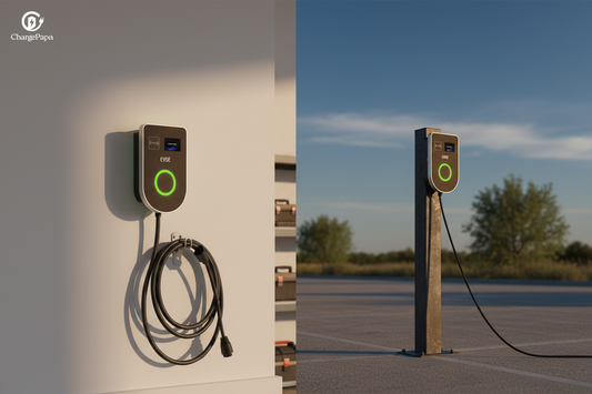 Wall-Mounted vs Pole-Mounted EV Charger: What Changes for Installation?