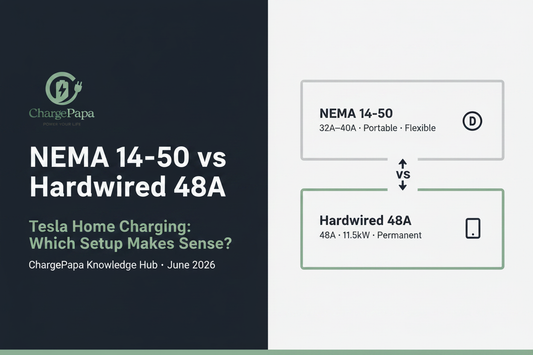 NEMA 14-50 vs Hardwired 48A Tesla Home Charging: Which Setup Makes Sense?