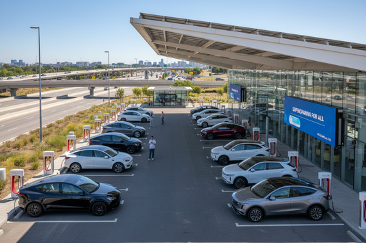 Tesla Superchargers are Opening