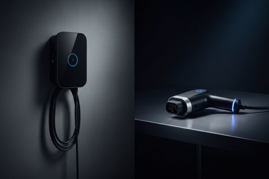 Portable EV charging gun vs. wall-mounted charging station