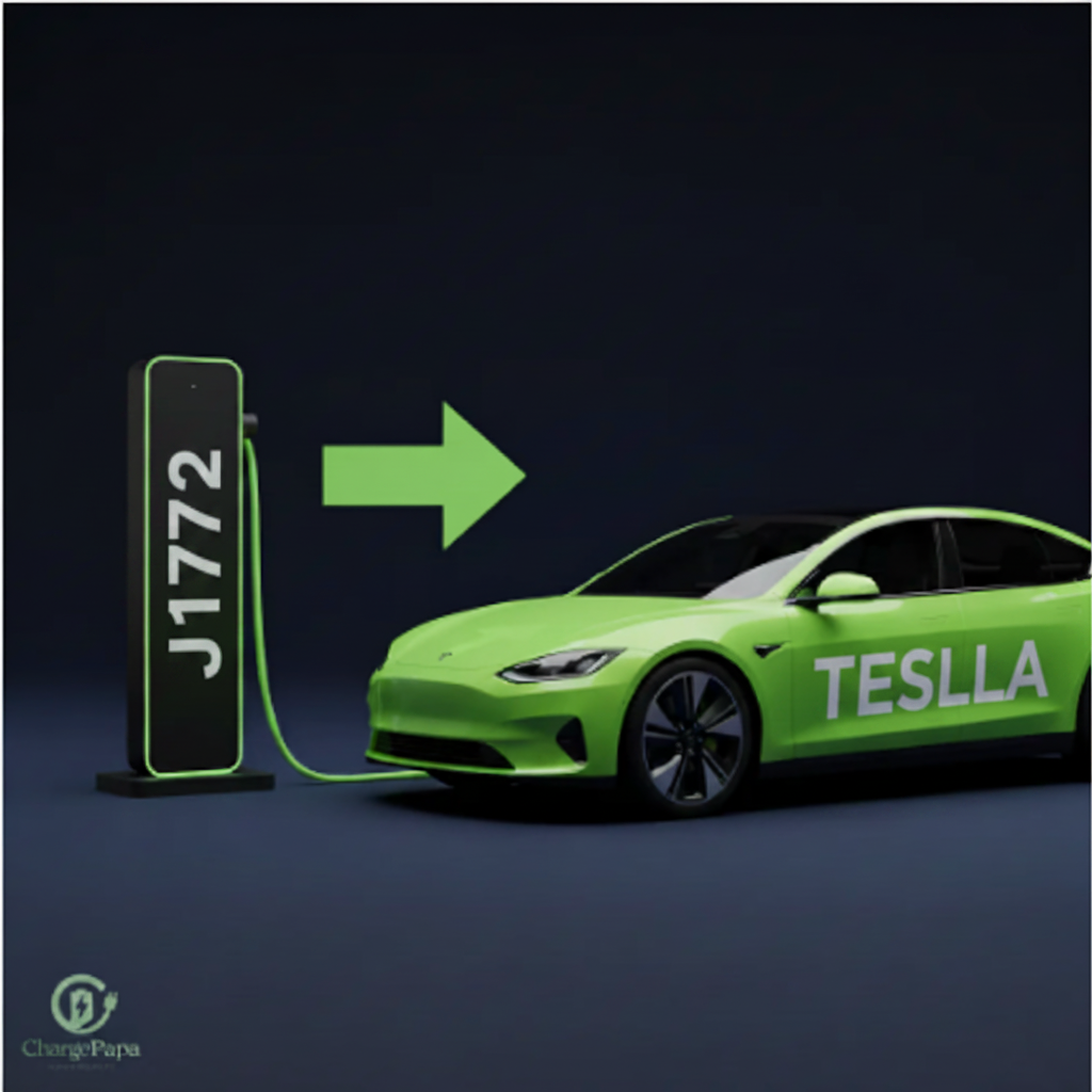 AC Charge Your Tesla at a J1772 Charging Station