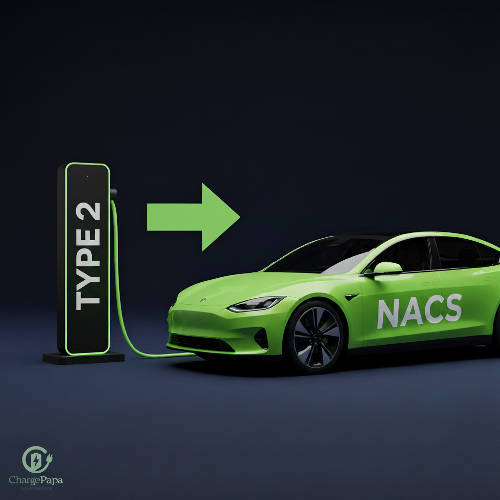 Type 2 Station to Tesla