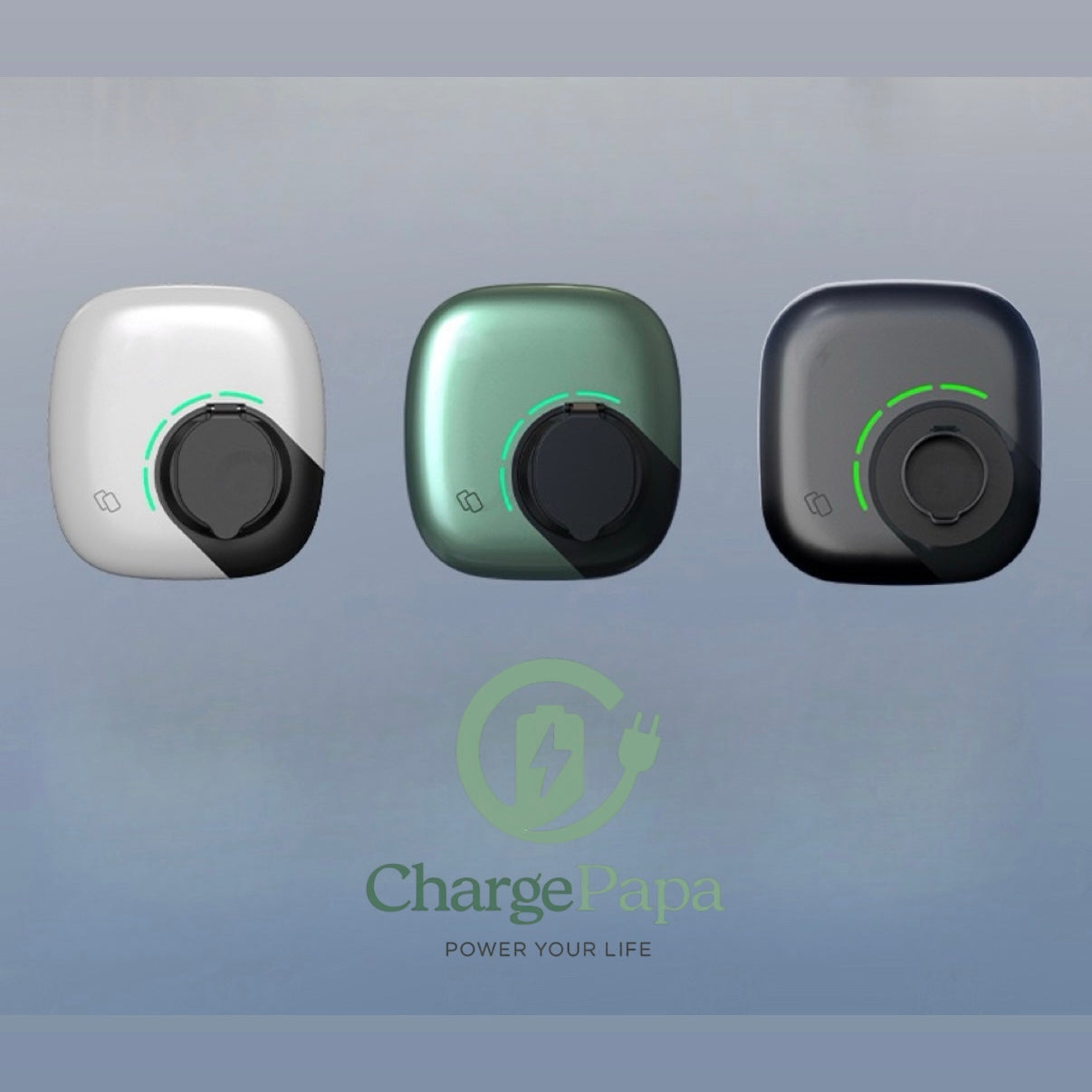 ChargePapa The Euro Flex | V2 Smart Type 2 EV Charging Socket (7kW - 22kW, WiFi/App/RFID) IP65