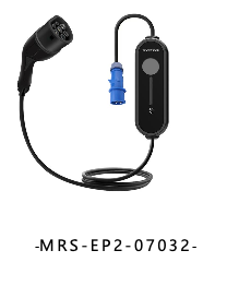 MRS-EP2 3.5KW 7KW Type 2 (EU) portable in-cable control box (ICCB) AC charging gun for EV with Numeric digital-display screen Stepless Current Adjustment