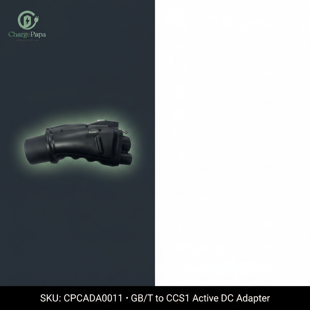GB/T to CCS1 DC Adapter (250A / Active Protocol Converter / CE)