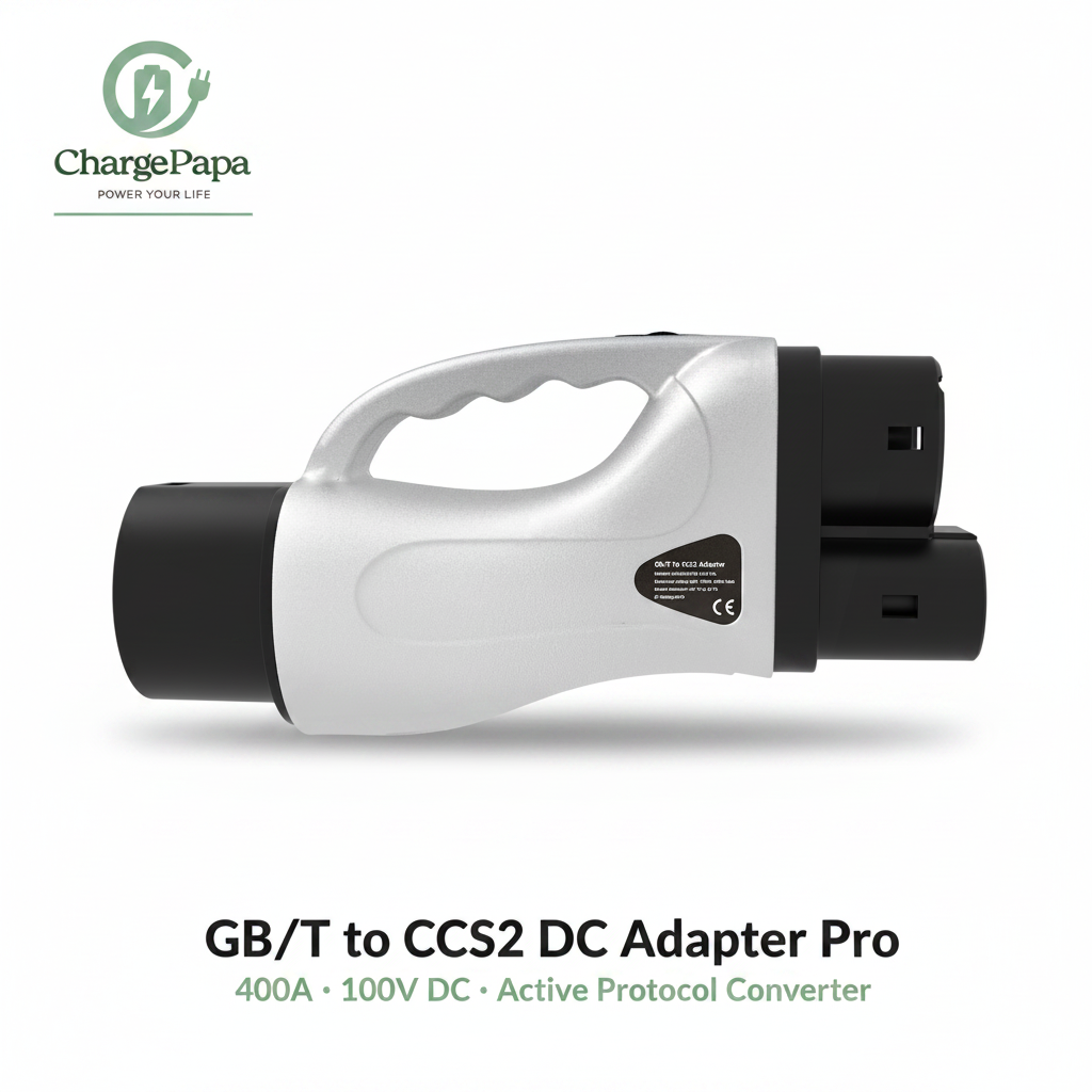 ChargePapa Smart-Link | GB/T to CCS2 DC Adapter Pro (400A / Active Protocol Converter)