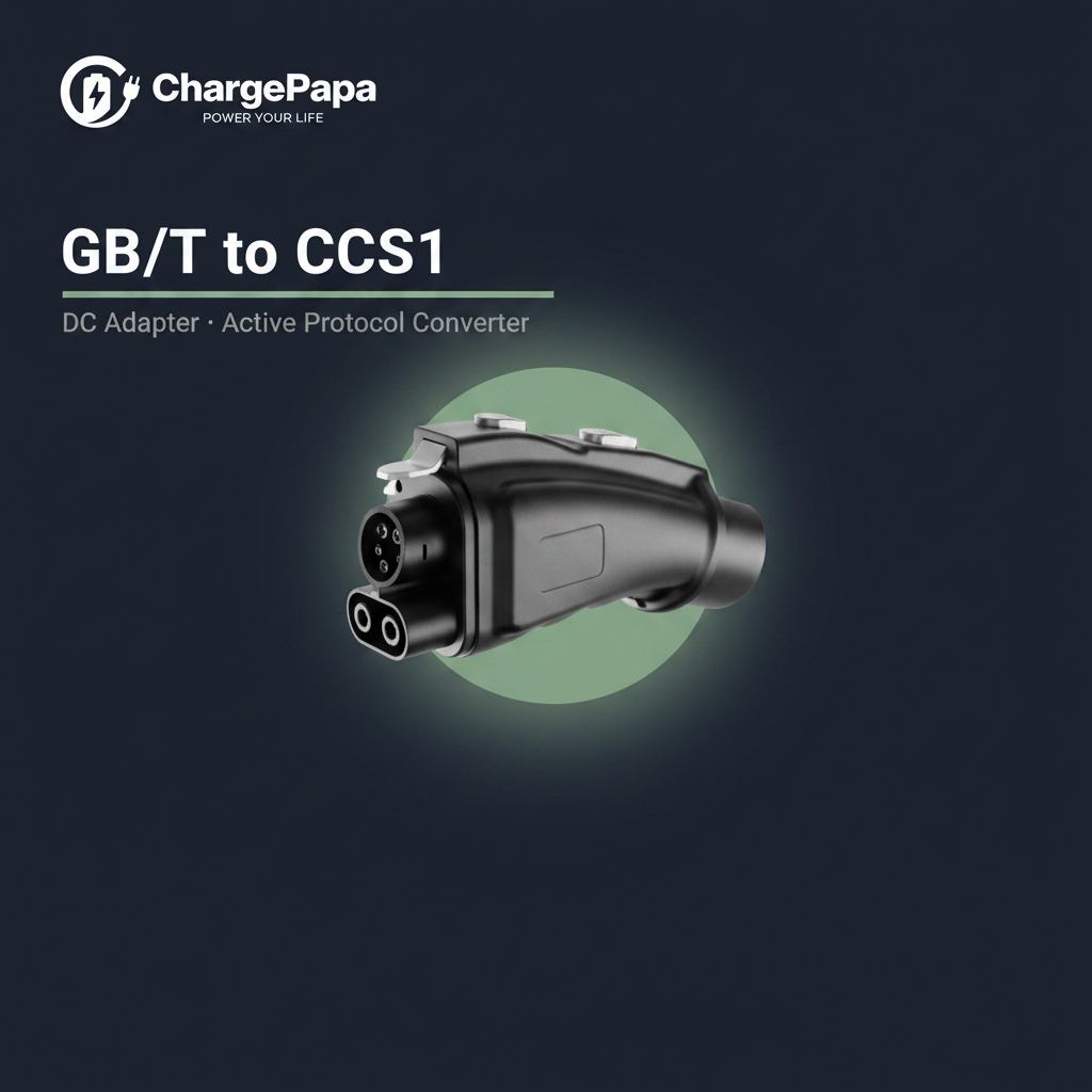 GB/T to CCS1 DC Adapter (250A / Active Protocol Converter / CE)
