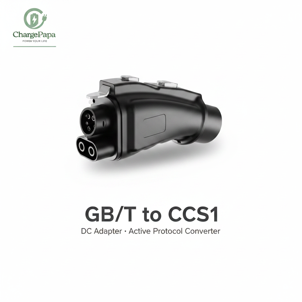 GB/T to CCS1 DC Adapter (250A / Active Protocol Converter / CE)