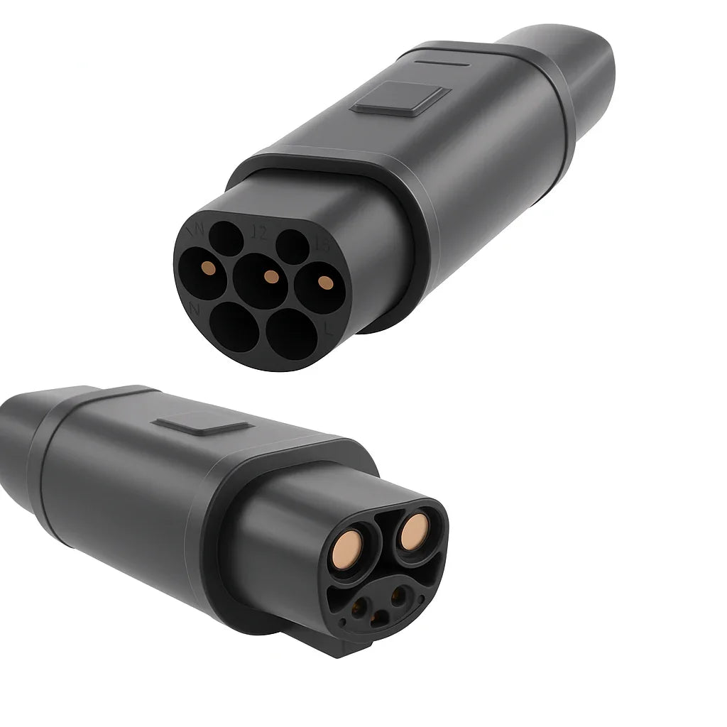 ChargePapa Tesla-Link | Type 2 to Tesla Adapter (50A Max / US Spec EV)