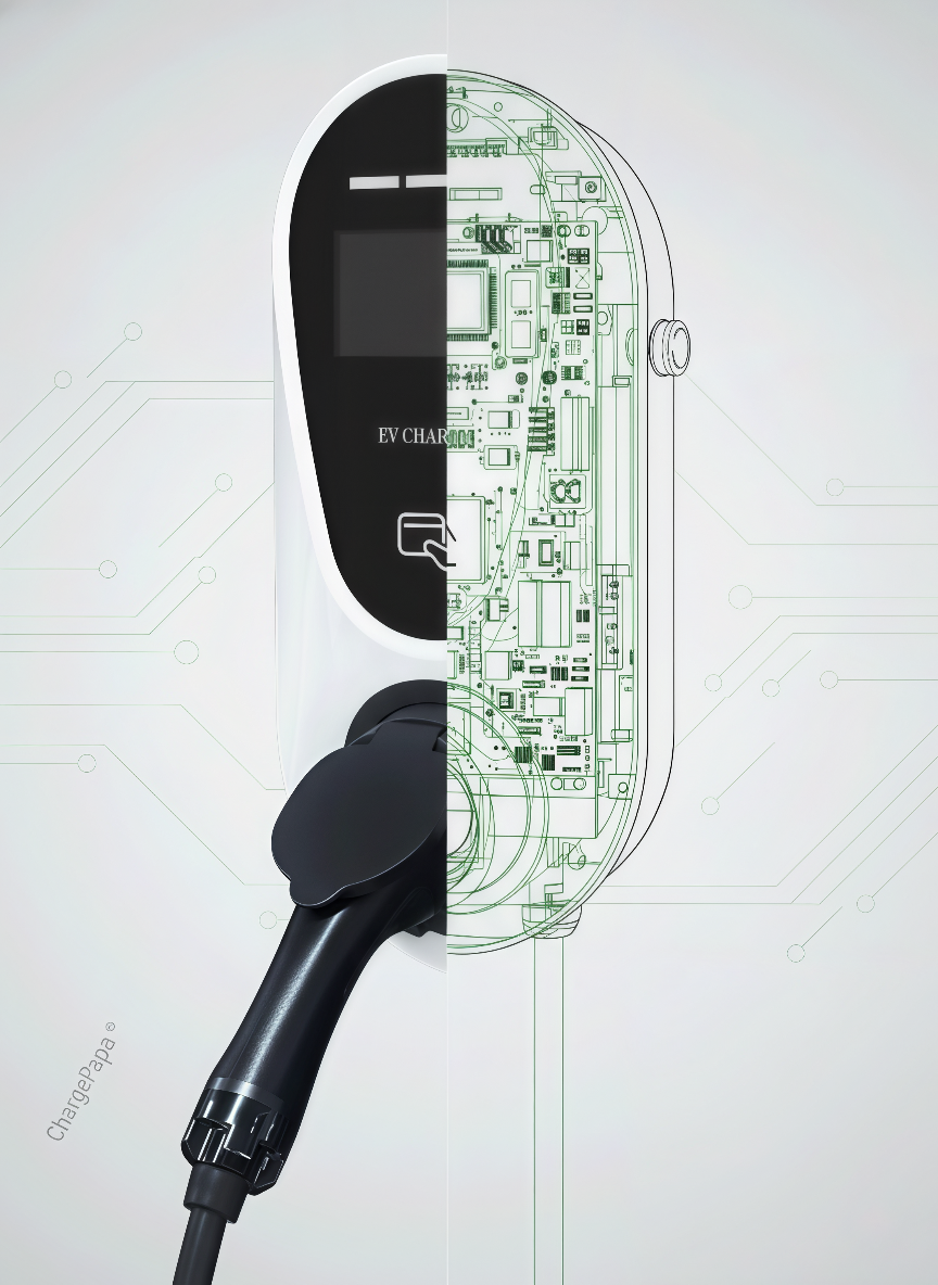 ChargePapa MRS-ED | 7kW-22kW Smart Home Wallbox (Type 2)