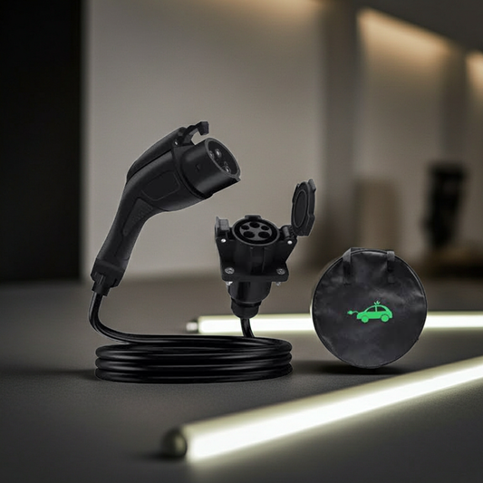 AC | TYPE 1 | Portable | EV Extension Cable, 110V-240V, dual-connector