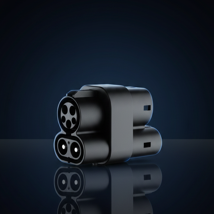 DC-Link | CCS1 to CCS2 AC/DC Dual-Mode Adapter (250A DC / 80A AC)