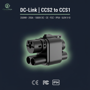 CCS2 to CCS1 Fast Charging Adapter (250kW / US Spec EV)