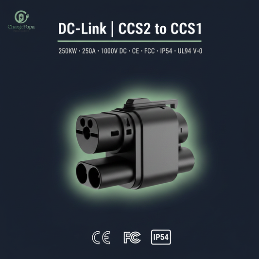 CCS2 to CCS1 Fast Charging Adapter (250kW / US Spec EV)