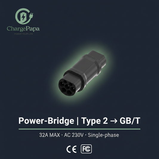 Power-Bridge | Type 2 to GB/T Single-phase Adapter