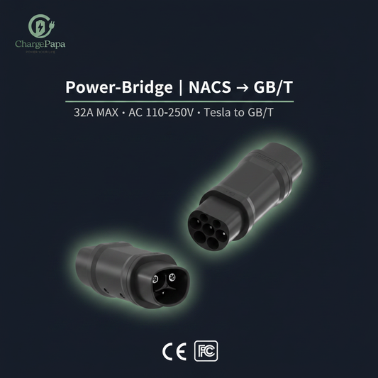 NACS to GB/T Adapter (32A / AC 110-250V)