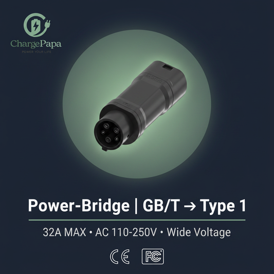  GB/T to Type 1 Adapter (32A / AC 110-250V)