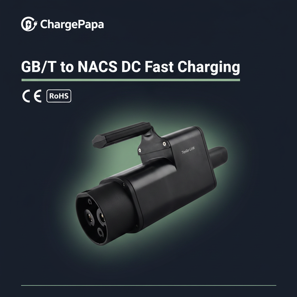 ChargePapa Tesla-Link | GB/T to Tesla (NACS) DC Fast Charging Adapter (400A / 1000V)
