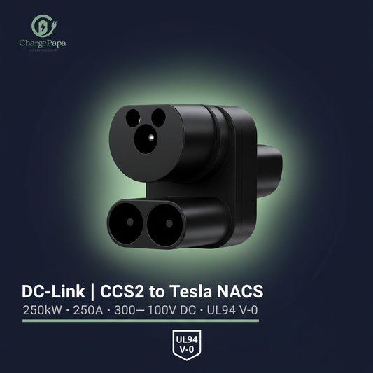 CCS2 to Tesla (NACS) DC Fast Charging Adapter (250kW)