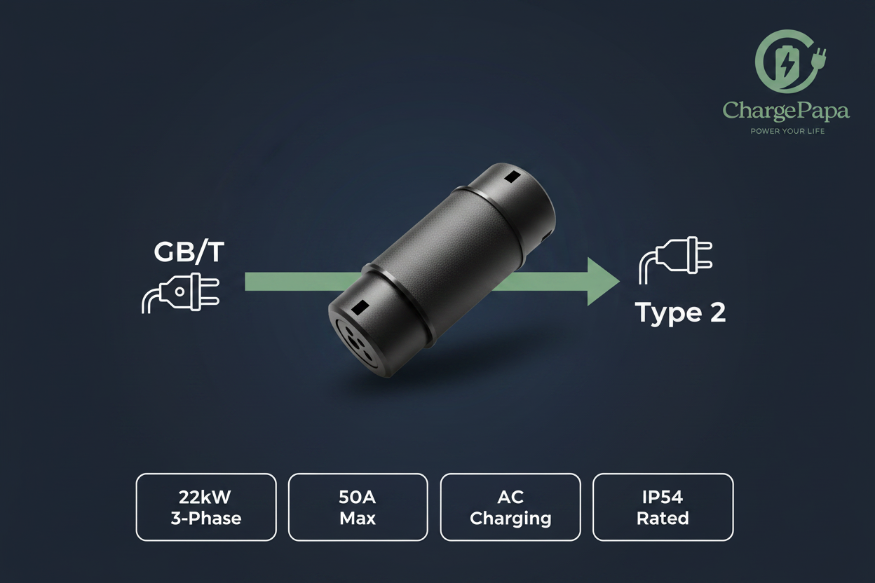 GB/T to Type 2 Infographic