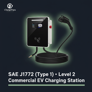 ChargePapa MRS-AJ | Commercial Level 2 EV Charging Station (Type 1, 32A-48A)