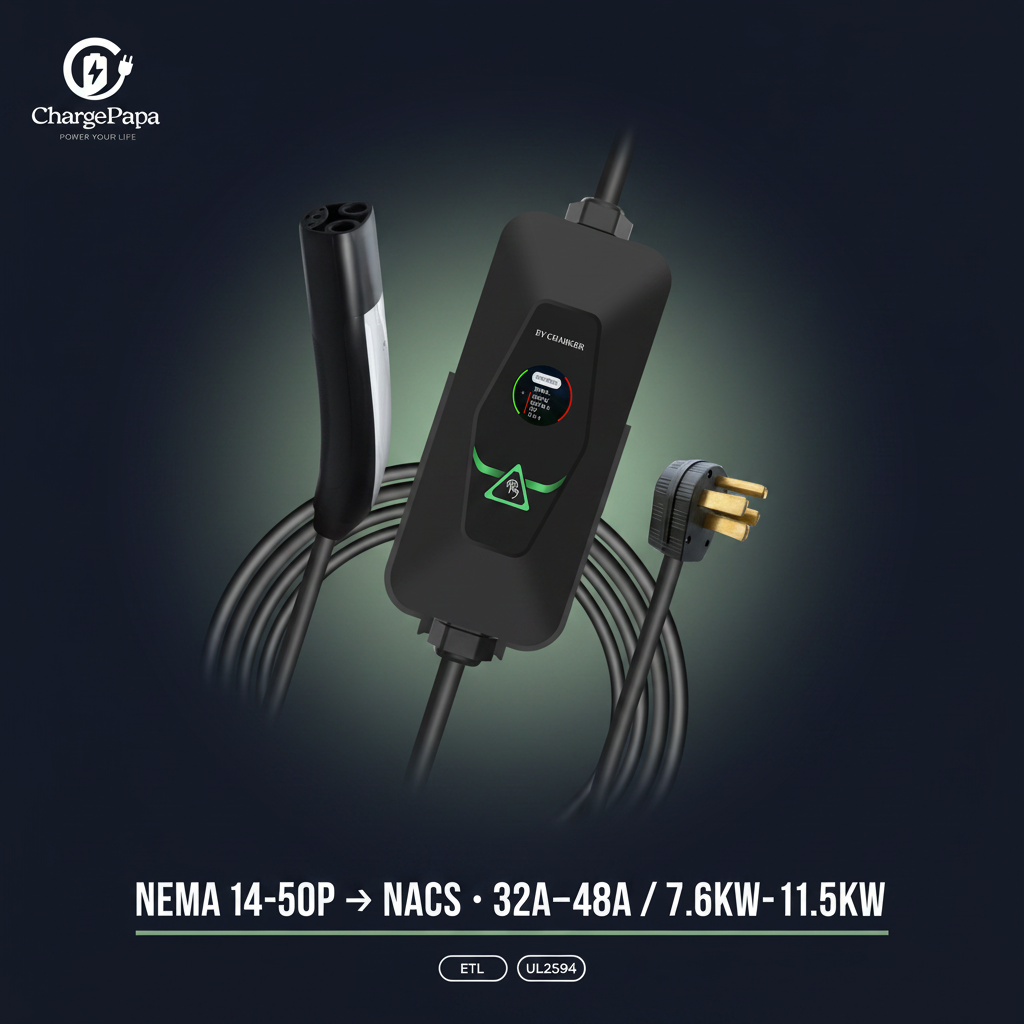 ChargePapa MRS-TA2 Pro | ETL Certified NACS – Charge Papa