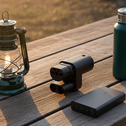V2L - Outdoor Table Flat Lay